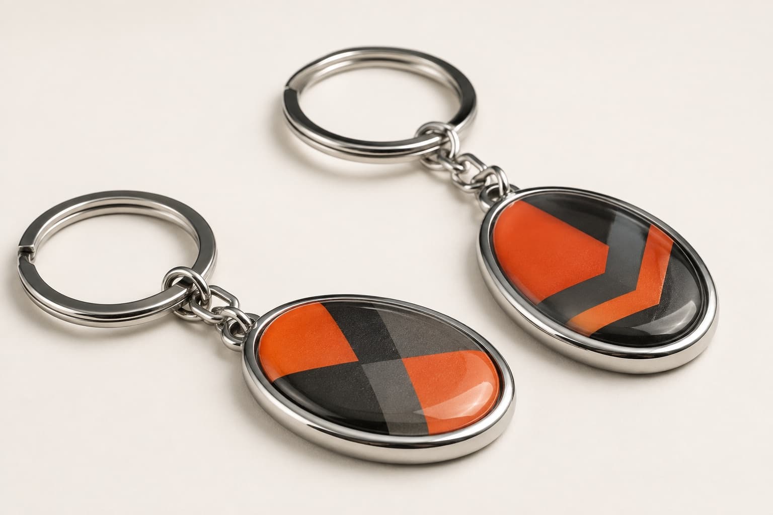 Custom Keychains & Pendants with 3D Doming Logo
